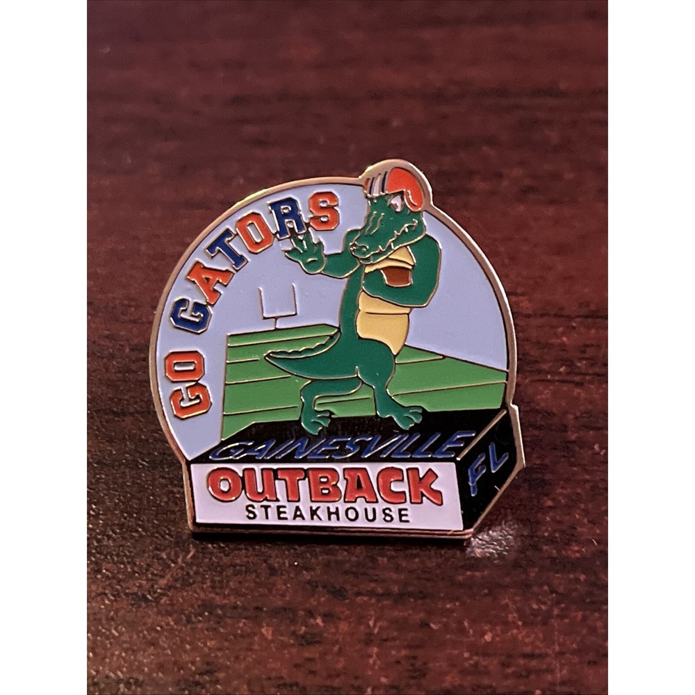 Outback Steakhouse Gainesville Florida Go Gators Football‎ Lapel Hat Pin